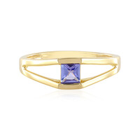 Zilveren ring met een tanzaniet (Adela Silber)