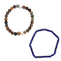 Armband met lapis lazulistenen