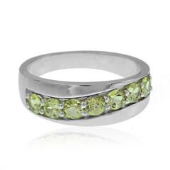 Zilveren ring met Mali Granaten