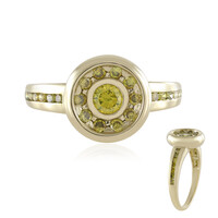 Gouden ring met een gele VS1 diamant