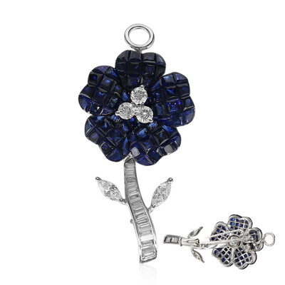 Gouden broche met blauwe saffieren (Estée Collection)