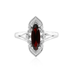 Gouden ring met een granaat (SUHANA)