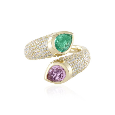 Gouden ring met een Patroke kunziet (de Melo)