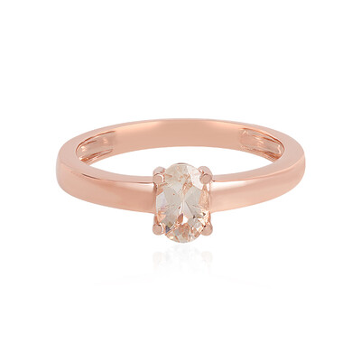 Zilveren ring met een morganiet