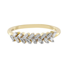 Gouden ring met SI1 (H) Diamanten