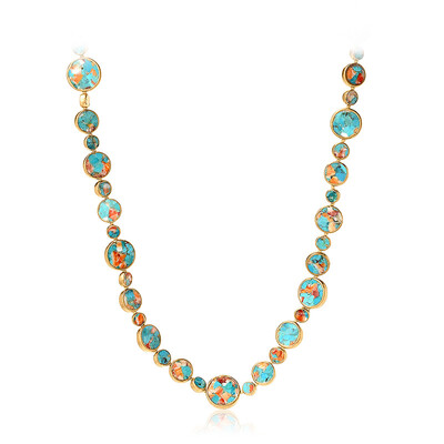 Halsketting met edelstenen (Dallas Prince Designs)