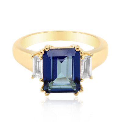 Zilveren ring met een Koningsblauwe Topaas