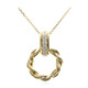 Gouden halsketting met I1 (H) Diamanten (CIRARI)