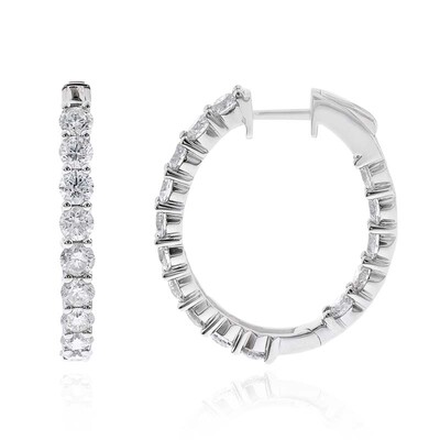Gouden oorbellen met I1 (H) Diamanten (CIRARI)