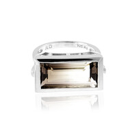 Zilveren ring met een meerkleurige-kwarts