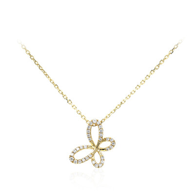 Gouden halsketting met SI2 (H) Diamanten (CIRARI)
