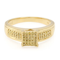 Zilveren ring met Fancy diamanten