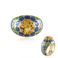 Zilveren ring met een citrien (Adela Silber)