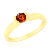 Zilveren ring met een Madeira citrien