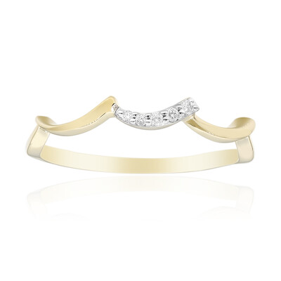 Gouden ring met een Diamant SI1 (G) (Annette)