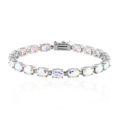 Zilveren armband met maanlicht kwartskristallen
