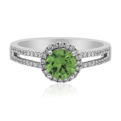 Gouden ring met een Namibian Demantoid (CIRARI)