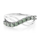 Zilveren ring met Fancy diamanten