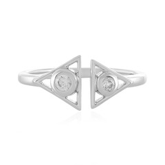 Zilveren ring met een zirkoon