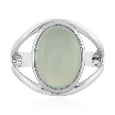 Zilveren ring met een Aqua Chalcedoon