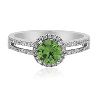 Gouden ring met een Namibian Demantoid (CIRARI)