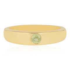 Zilveren ring met een peridoot