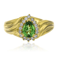 Gouden ring met een AAA tsavoriet (CIRARI)