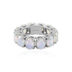 Zilveren ring met Welo-opalen