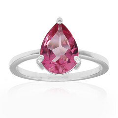 Zilveren ring met een Flamingo Mystieke Topaas