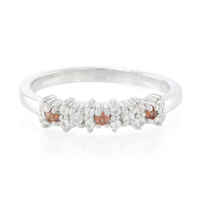 Zilveren ring met Mozambique granaten