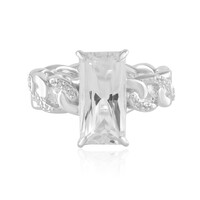 Zilveren ring met een danburiet (de Melo)