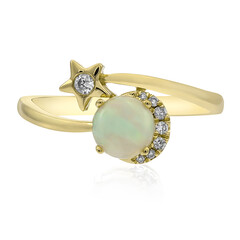 Gouden ring met een AAA Welo-opaal (CIRARI)