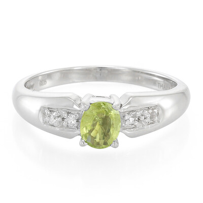 Zilveren ring met een Paraiba toermalijn