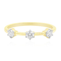 Gouden ring met Diamanten SI1 (G)