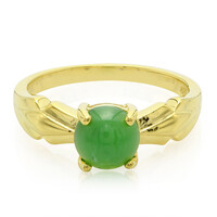 Zilveren ring met een keizerlijk chrysopraas