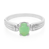 Zilveren ring met een keizerlijk chrysopraas