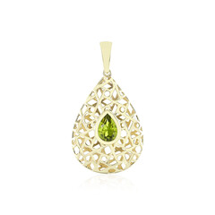 Gouden hanger met een peridoot (Ornaments by de Melo)