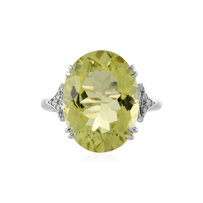 Zilveren ring met een Limoen Kwarts
