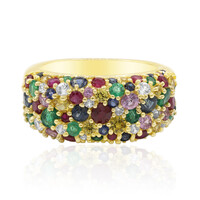 Gouden ring met blauwe saffieren (Adela Gold)