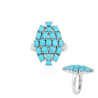 Zilveren ring met Sleeping Beauty Turkooisen