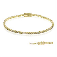 Gouden armband met SI2 Fancy Diamanten (CIRARI)
