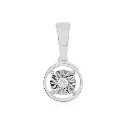 Gouden hanger met een Loepzuivere (F) Diamant (LUCENT DIAMONDS)