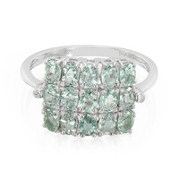 Zilveren ring met Paraiba toermalijnen