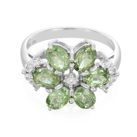 Zilveren ring met Paraiba toermalijnen