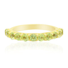 Zilveren ring met peridoots