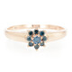 Zilveren ring met een Fancy diamant