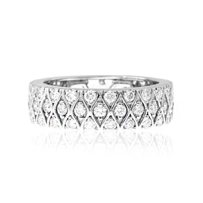 Platina ring met Loepzuivere (F) Diamanten (LUCENT DIAMONDS)