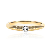 Gouden ring met een VS1-Diamant (E) (adamantes [!])