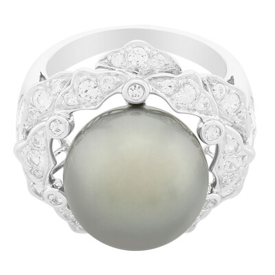 Gouden ring met een Tahiti parel (TPC)