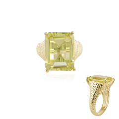 Zilveren ring met een Limoen Kwarts